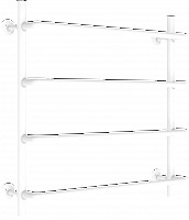 Полот/суш ЭЛЕКТРИЧЕСКИЙ БЕЛЫЙ лесенка Волна 500х500 3/4" сталь 4 полки (TERMAX) TEL15050-2