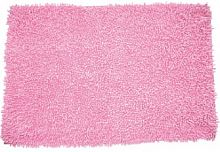 Коврик для ванной комнаты, 50х80 см, хлопок. pink leaf, MID183C  				